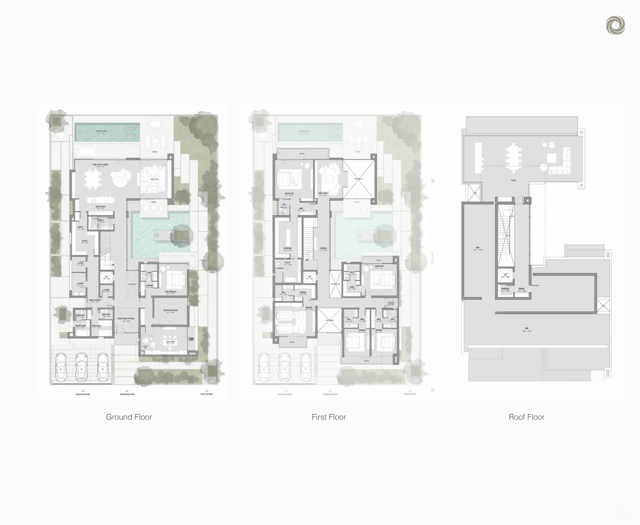 Cedarwood Estates South — планировка Вилла · 5+ спален