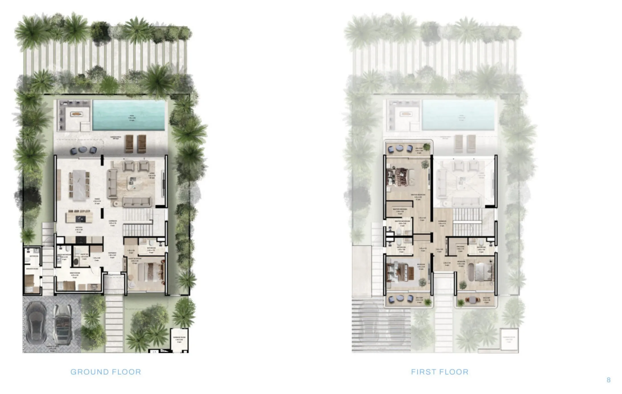 Manchester City Yas Residences by Ohana Phase 2 — планировка 4BR Villa