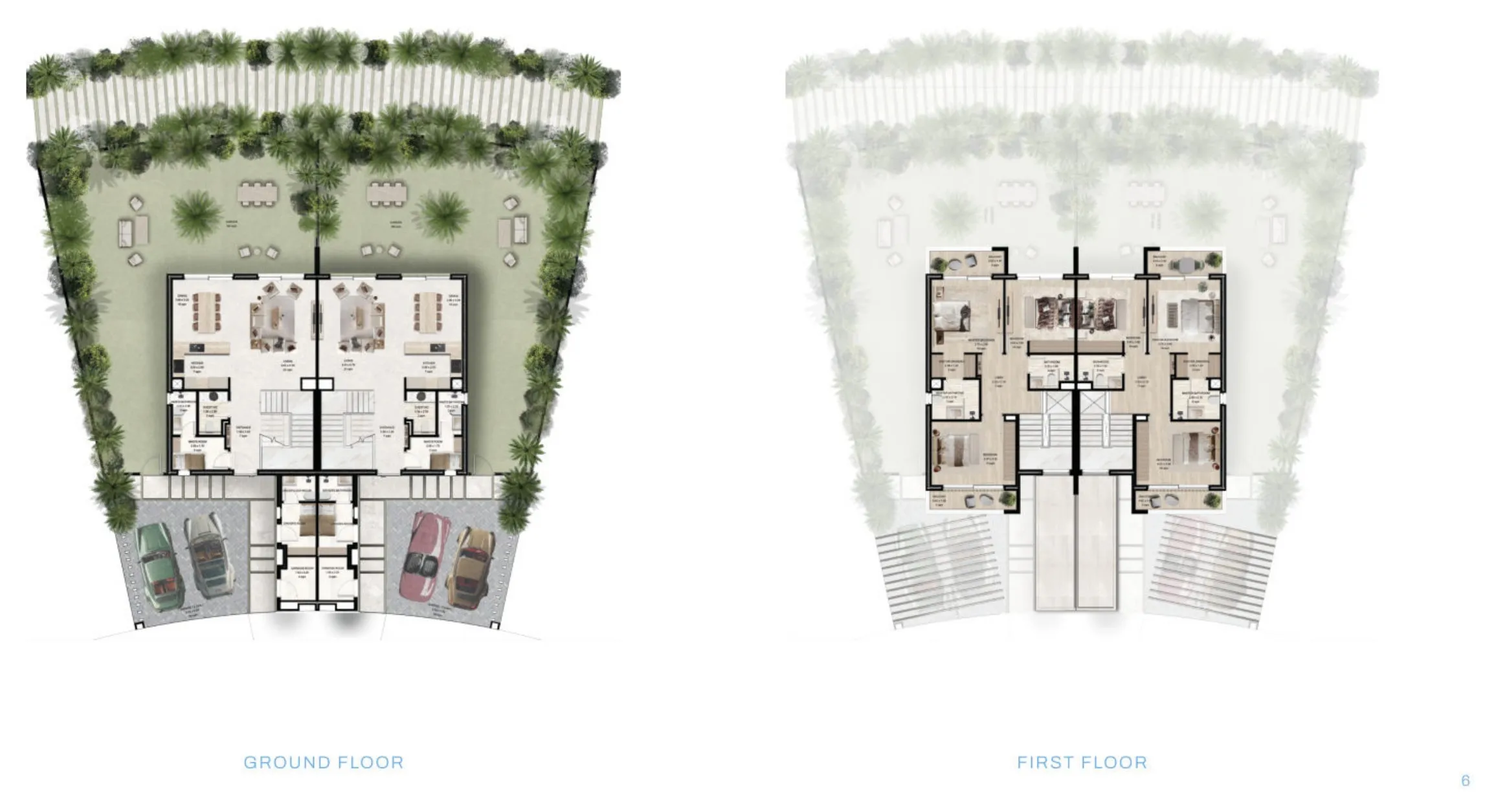 Manchester City Yas Residences by Ohana Phase 2 — планировка 3BR Duplex