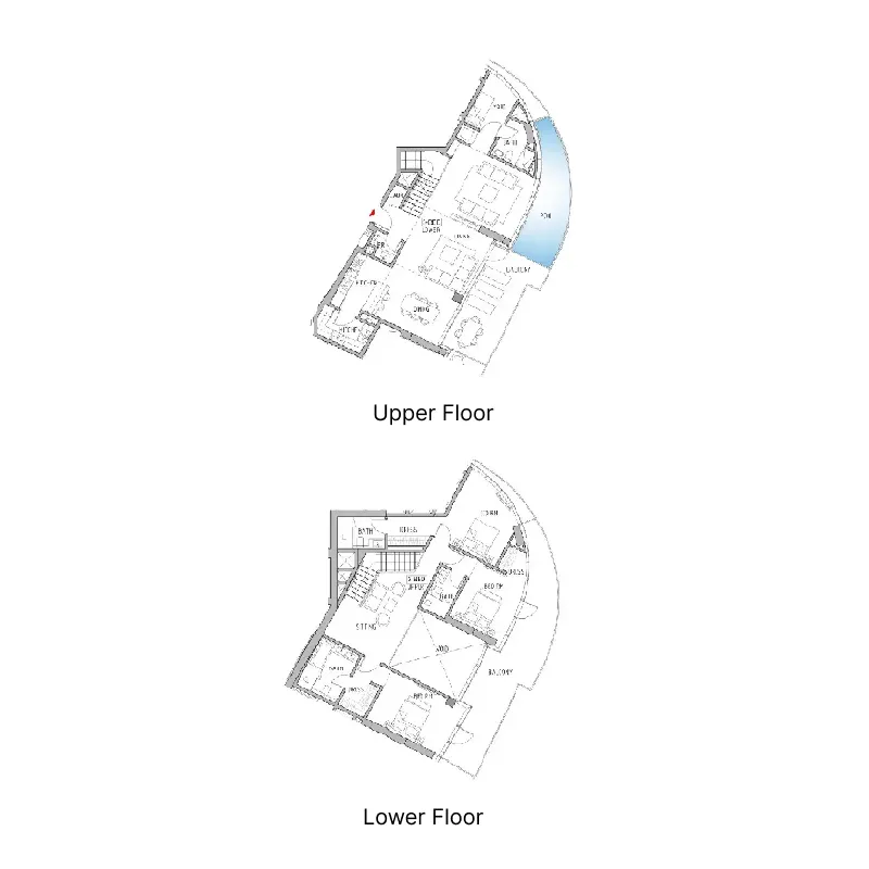 Canal Heights — планировка 3 BR Type C