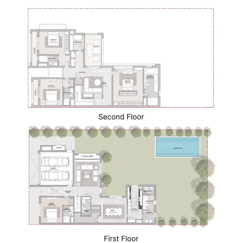 Elwood — планировка 4 BR Type B