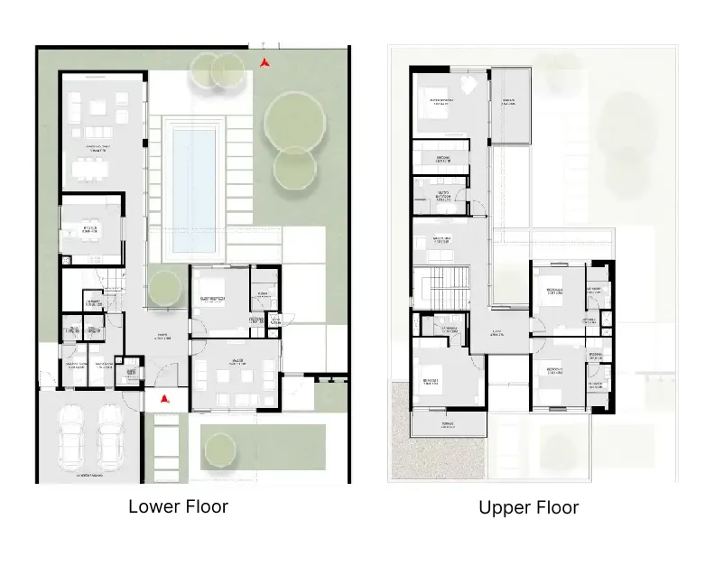 Masaar 3 Sedra — планировка 5 BR Type J