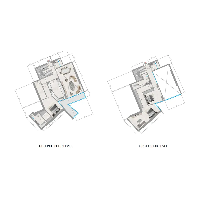 Orchid Towers Phase 1 — планировка 2BR Type A9