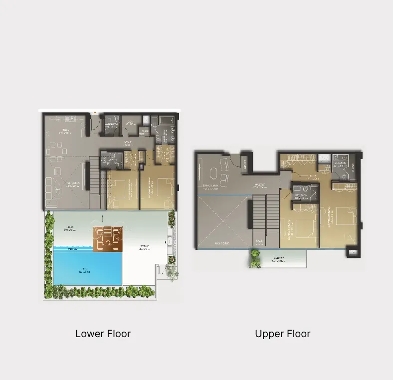 Olaia Residences — планировка 4 BR Type A