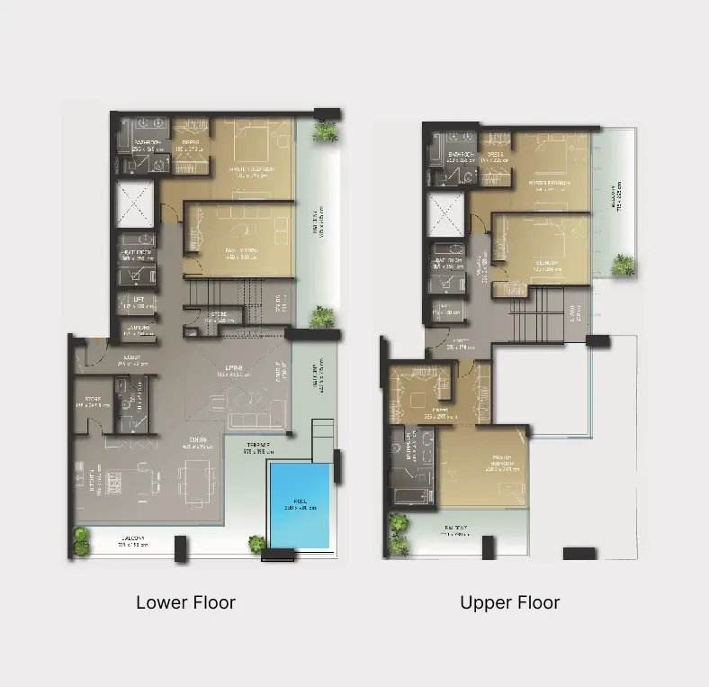 Olaia Residences — планировка 5 BR Type A